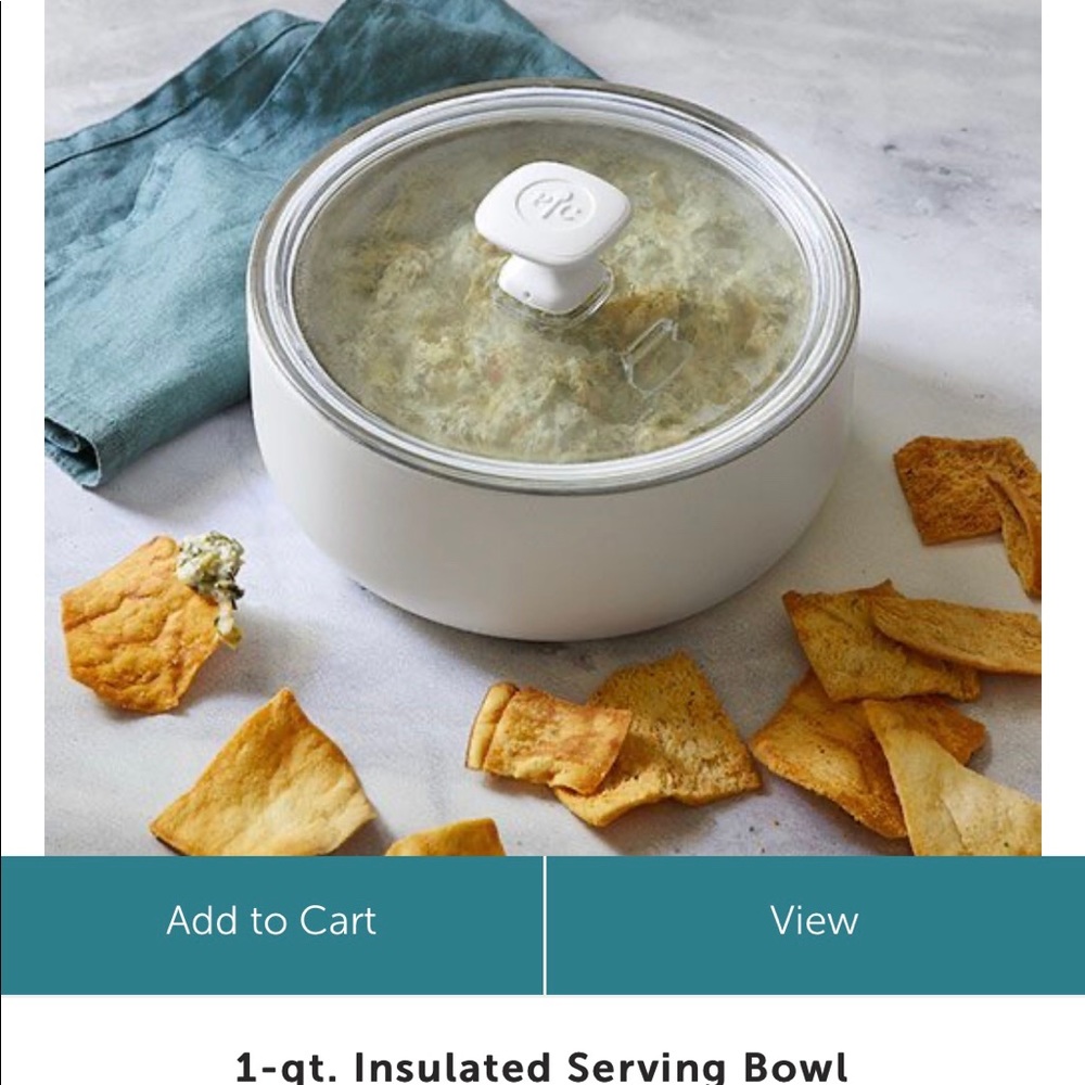 NEW Pampered Chef Insulated Serving Bowl NIB